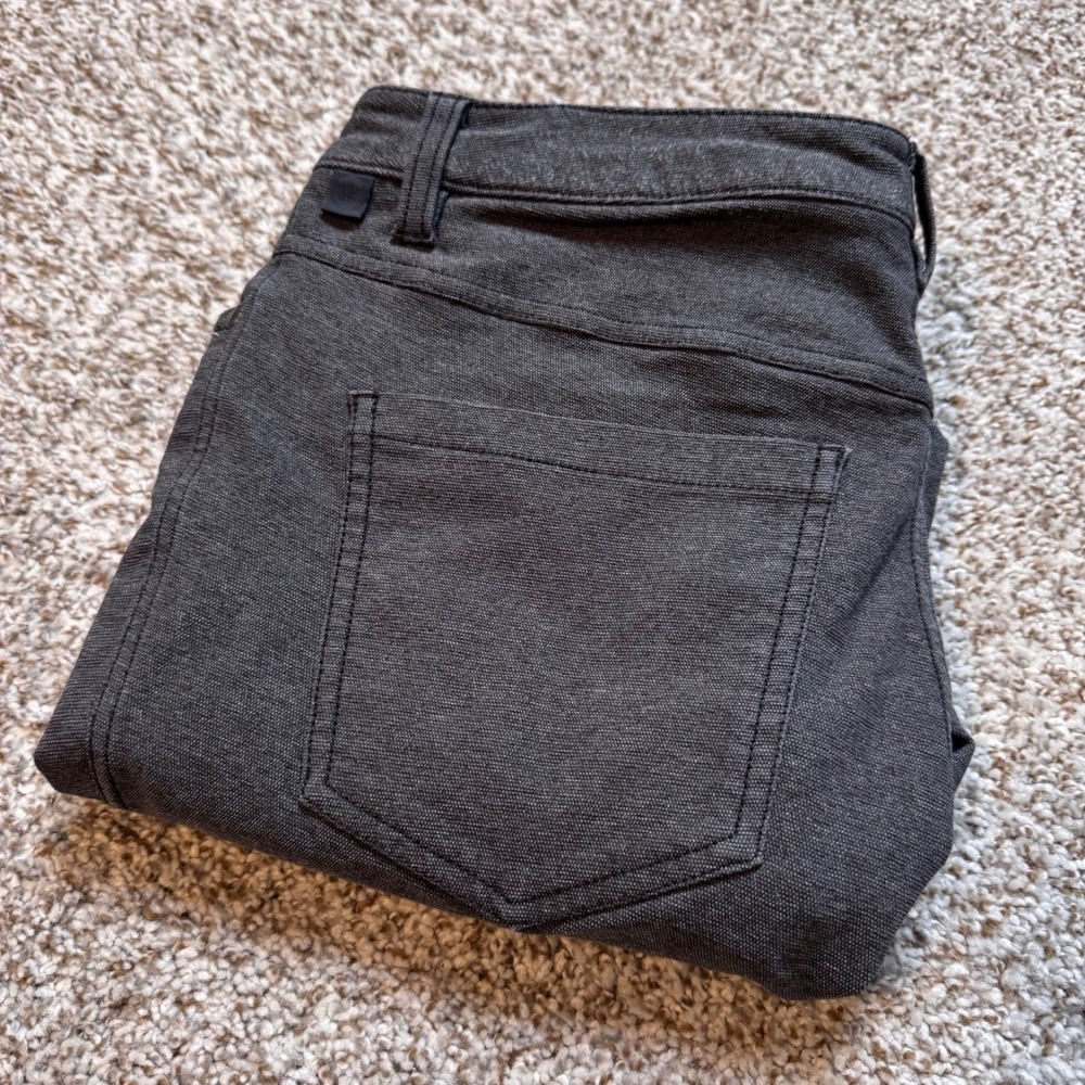 Lululemon ABC Slim-Fit 5 Pocket Pants Men's 31x33 Gray Tech Fabric‎ Performance